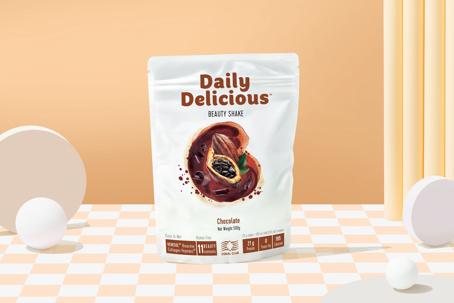 Daily Delicious - koktajl proteinowy - czekolada - Image 2